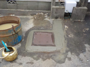 ボーリング井戸洗浄とジェットポンプ取替（松山市堀江町）