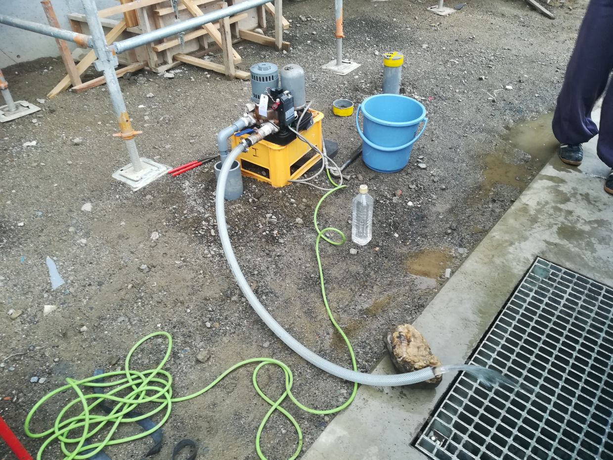 新設井戸の水質検査