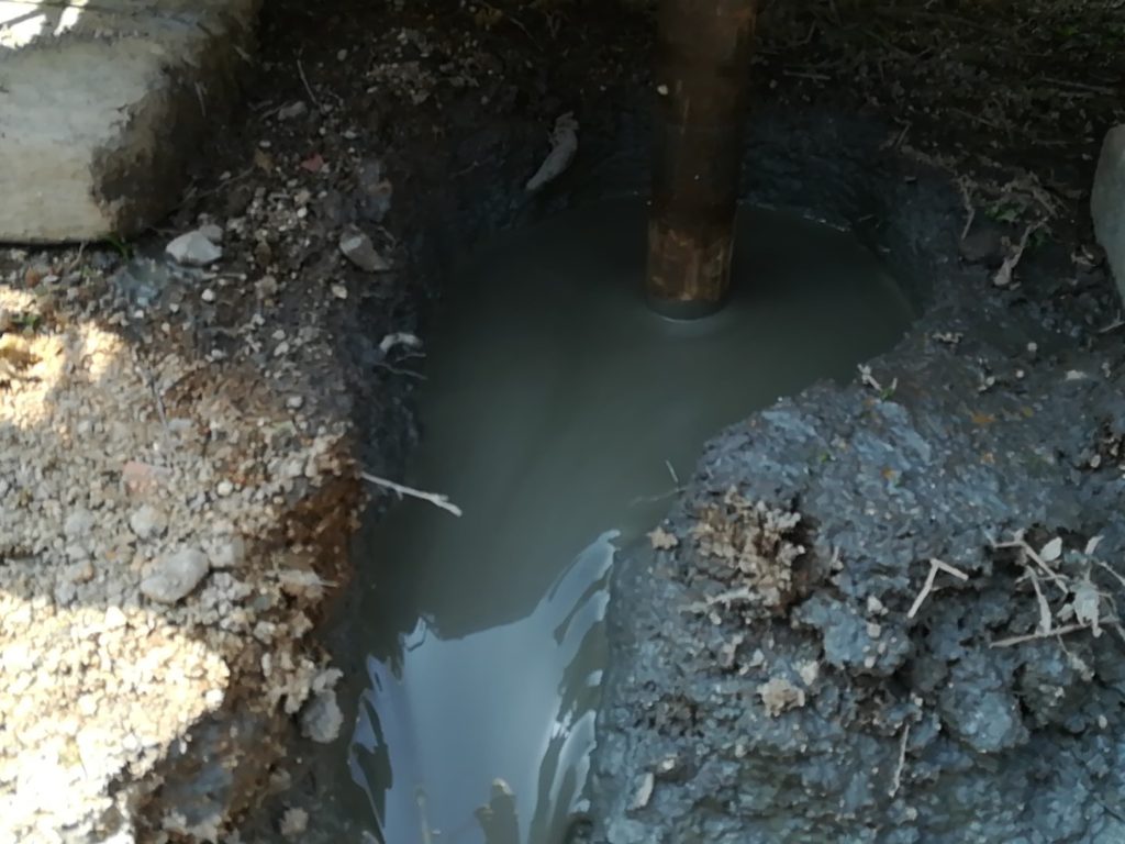 一般家庭用の深井戸掘削（松山市祝谷）
