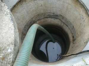 砂が出る井戸の改修工事