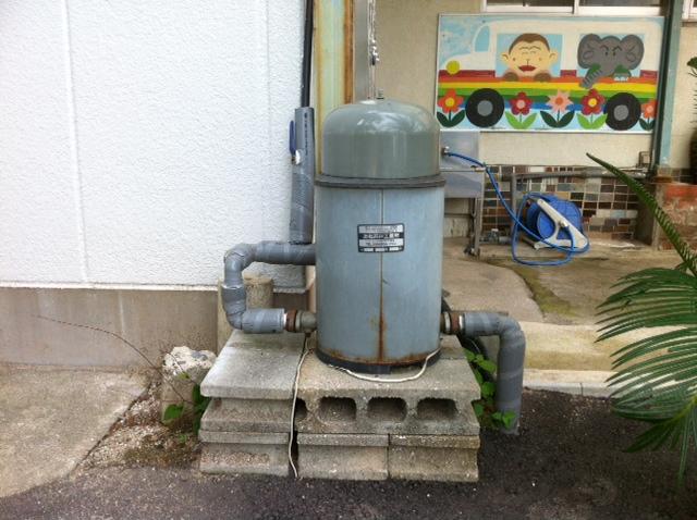 深井戸水中ポンプの取替（松山市緑町）