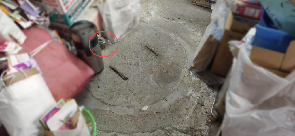 老朽化した井戸ポンプの取替（松山市旭町）